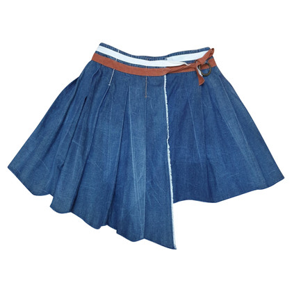 Max & Co Skirt Cotton in Blue