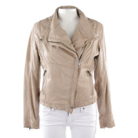 Oakwood Jacke/Mantel aus Leder in Beige