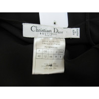 Christian Dior Robe en Soie en Noir