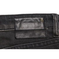 R 13 Jeans aus Baumwolle in Grau