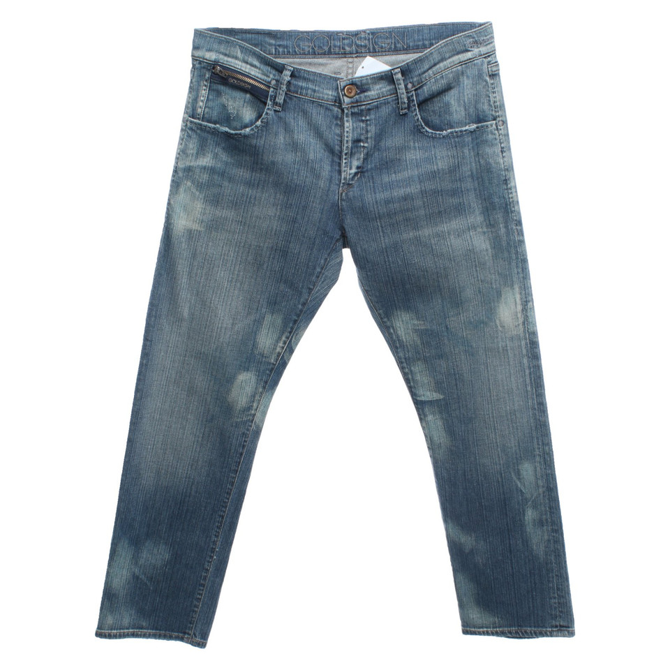 Adriano Goldschmied Jeans en Coton en Bleu