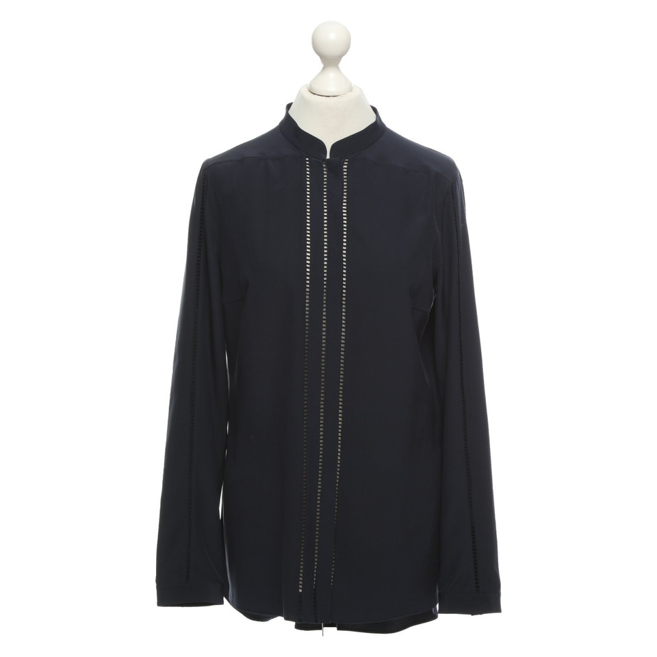 Akris Punto Top Silk in Blue