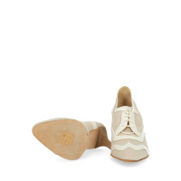 Hermès Lace-up shoes Cotton in White