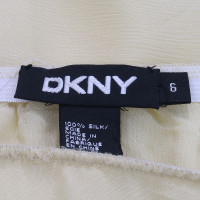 Dkny Jupe en Soie en Jaune