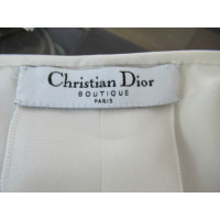Christian Dior Rock aus Seide in Creme