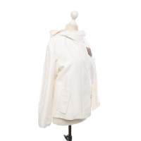 Christian Dior Jacke/Mantel in Weiß