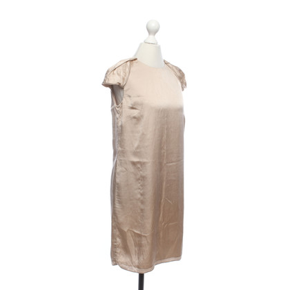 Massimo Dutti Dress Silk in Beige