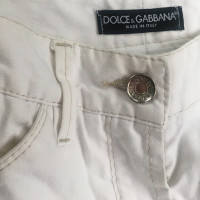 Dolce & Gabbana Jeans aus Baumwolle in Weiß