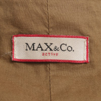 Max & Co Suede jas olijf