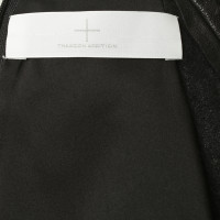 Thakoon T-shirt noir avec manches en cuir