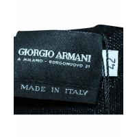 Giorgio Armani Oberteil aus Wolle in Schwarz