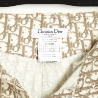 Christian Dior Paire de Pantalon en Coton en Beige