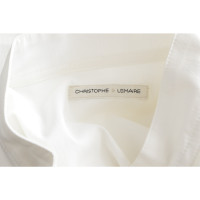 Christophe Lemaire Oberteil aus Baumwolle in Weiß