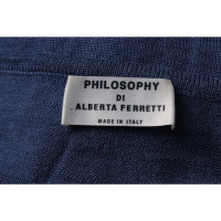 Philosophy Di Alberta Ferretti Strick aus Wolle in Blau