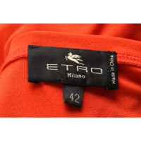 Etro Top Silk in Orange