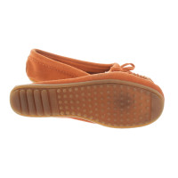 Minnetonka Slippers/Ballerinas Leather in Orange