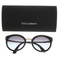 Dolce & Gabbana Sonnenbrille mit goldfarbenen Details