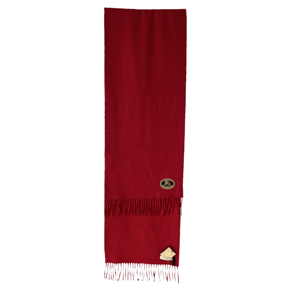 Burberry Schal/Tuch aus Kaschmir in Rot