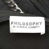 Philosophy Di Alberta Ferretti Kleid in Schwarz