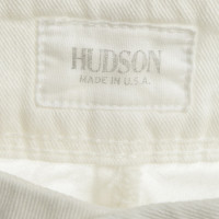 Hudson Skinny-Jeans in Weiß