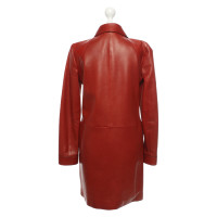 Gucci Jacket/Coat Leather in Red