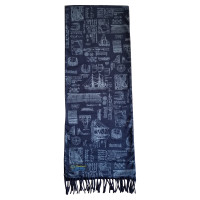 Trussardi Scarf/Shawl Wool in Blue