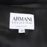 Armani Collezioni Cappotto di lana nero