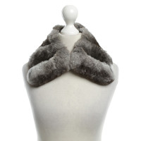 Prada Chinchilla fur collar in grey