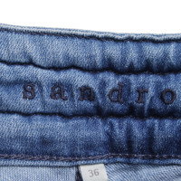 Sandro Ausgestellte Jeans in Blau