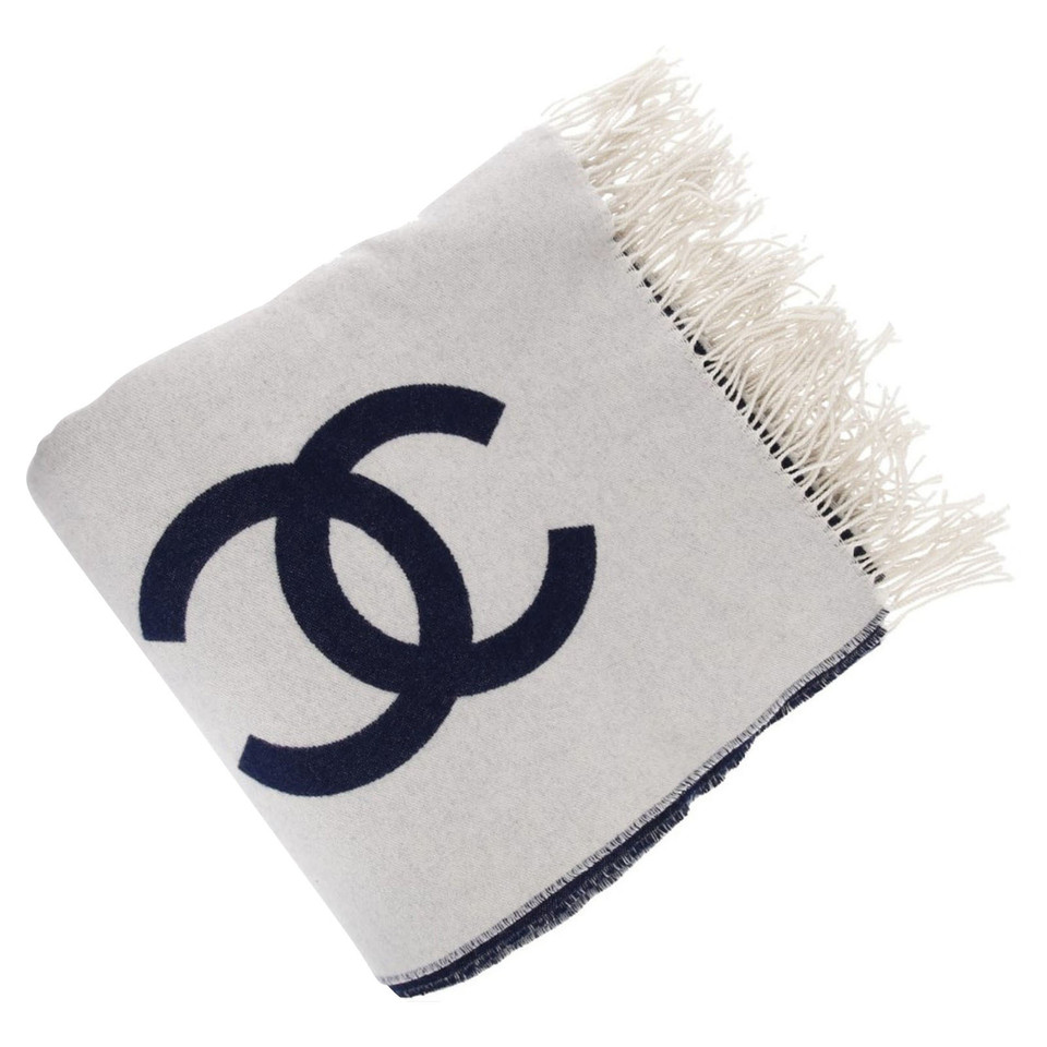 Chanel Accessoire aus Wolle in Blau