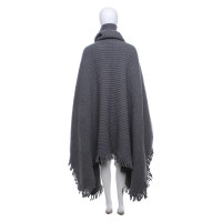 Jo Nu Fui  Strickponcho in Grau