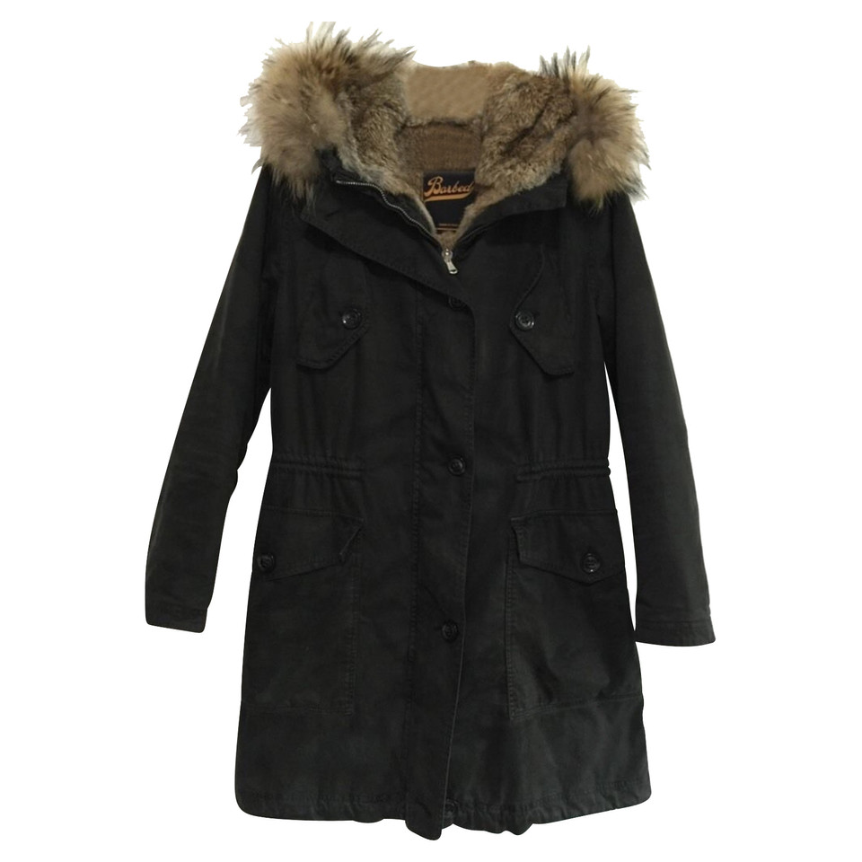 Barbed Parka with fur