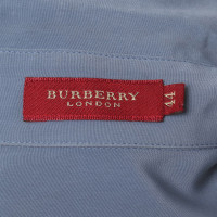 Burberry Hemdbluse in rookblauw