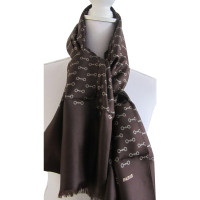Céline Brown silk scarf