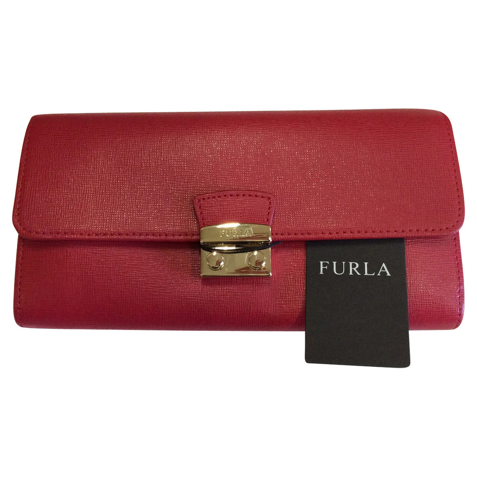 Furla Tasje/Portemonnee Leer in Rood