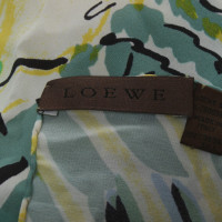 Loewe Sciarpa di seta in Multicolor