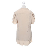 Temperley London Top Silk in Beige