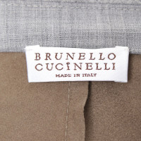 Brunello Cucinelli Manteau en daim