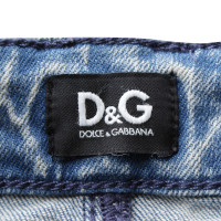 D&G Mini rok in lichtblauw