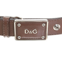 D&G Belt in logo letters