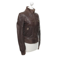 D&G Leather jacket in used look