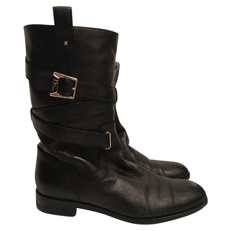 Dior Boots Leather in Black