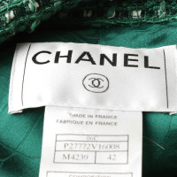 Chanel Jacket with green Web template