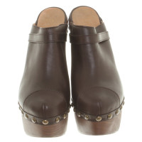 Chanel Leather clogs with rivets