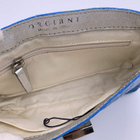 Orciani Shoulder bag Leather in Blue