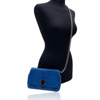 Orciani Shoulder bag Leather in Blue
