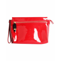 Lulu Guinness Clutch Bag Patent leather in Red