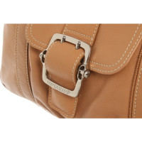 Longchamp Handtasche aus Leder in Braun