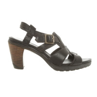 Timberland Sandals Leather in Black