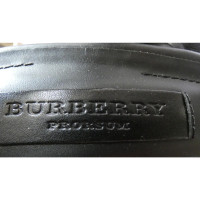 Burberry Prorsum Sandalen aus Leder in Schwarz